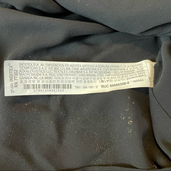 Zara Trf Sequins Animal Print V Neck Babydoll Tunic Dress w/Short Flutte… - Picture 8 of 11